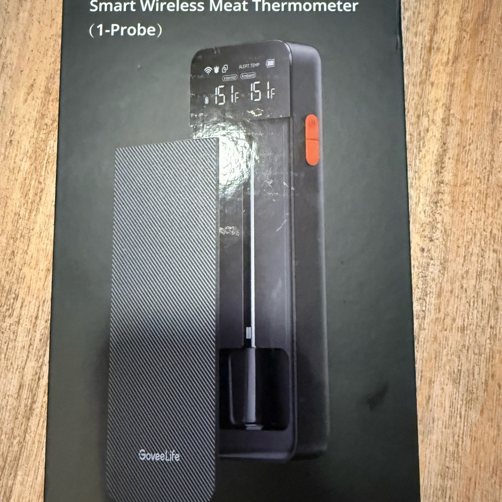 GoveeLife Smart Wireless Meat Thermometer (1-Probe) Wifi Bluetooth App Control